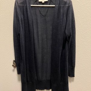 Loft navy sheer cardigan